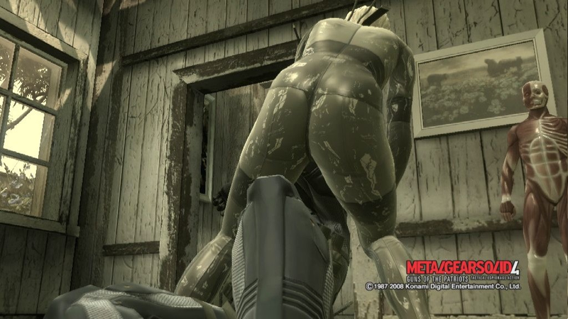 Illustration for article titled Hey! These Spoiler Metal Gear Solid 4 Screens Are NSFW